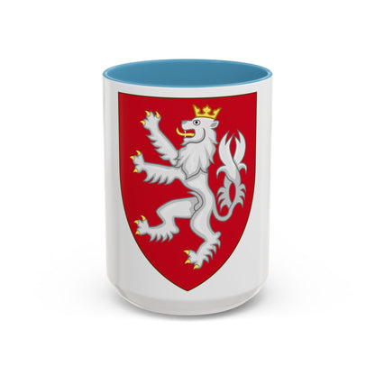 Coat of arms of the House of Luxembourg-Bohemia - Accent Coffee Mug
