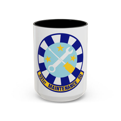 931st Maintenance Squadron (U.S. Air Force) Accent Coffee Mug