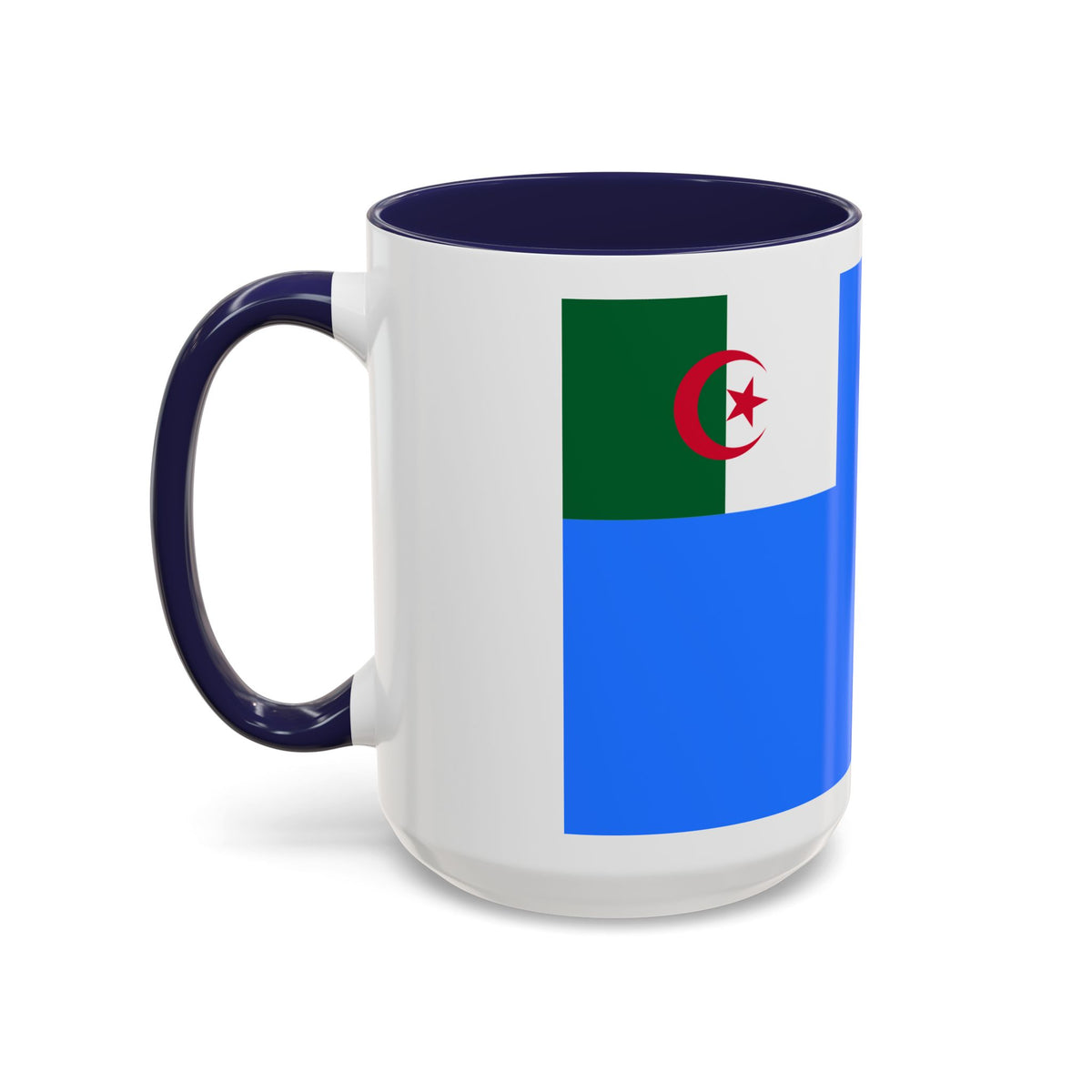 Naval Jack of Algeria - Accent Coffee Mug
