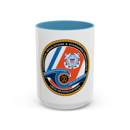 USCG HQ CG ENG 1 Comm Reg Stnd Dlr (U.S. Coast Guard) Accent Coffee Mug
