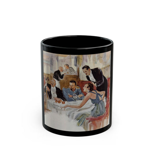 Design for a Wedding, Ladies' Home Journal, May 1934 - Black Coffee Mug-11oz-Go Mug Yourself