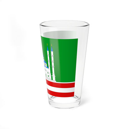 Flag of Grozny Chechnya (Russia) Pint Glass 16oz