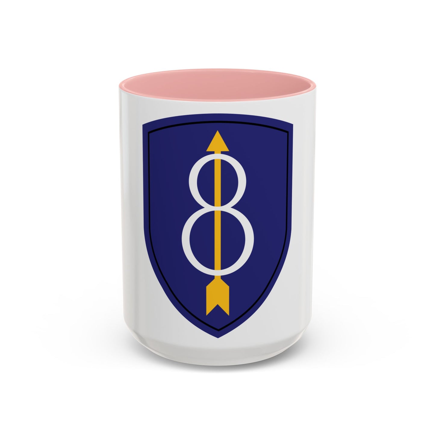 8th Infantry Division patch (U.S. Army) Accent Coffee Mug