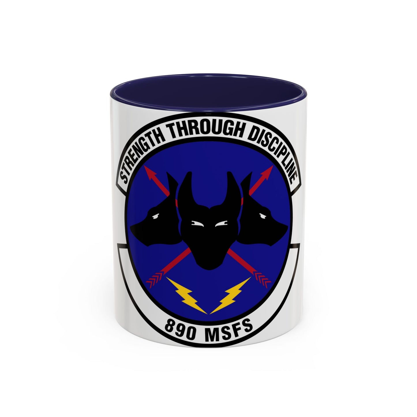 890 Missile Security Forces Squadron AFGSC (U.S. Air Force) Accent Coffee Mug