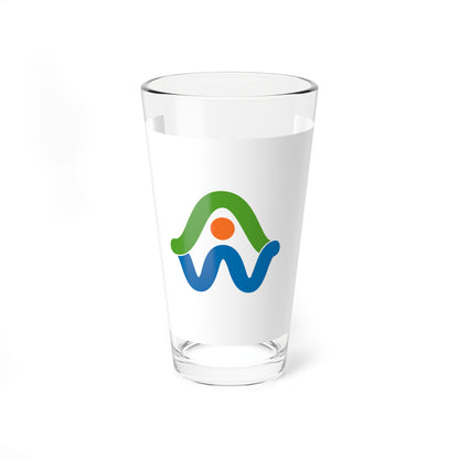 Flag of Awa Tokushima (Japan) Pint Glass 16oz