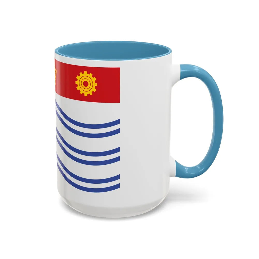 Flag of Barrie Canada - Accent Coffee Mug-Go Mug Yourself