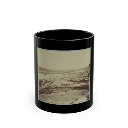 Army Bridge, Chattanooga, 1864(2) (U.S. Civil War) Black Coffee Mug