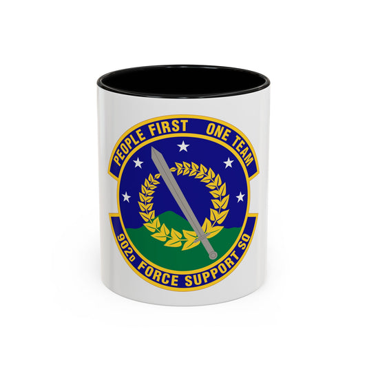 902d Force Support Squadron (U.S. Air Force) Accent Coffee Mug