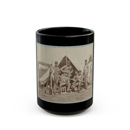 7th New York State Militia, Camp Cameron, D.C., 1861 022 (U.S. Civil War) Black Coffee Mug