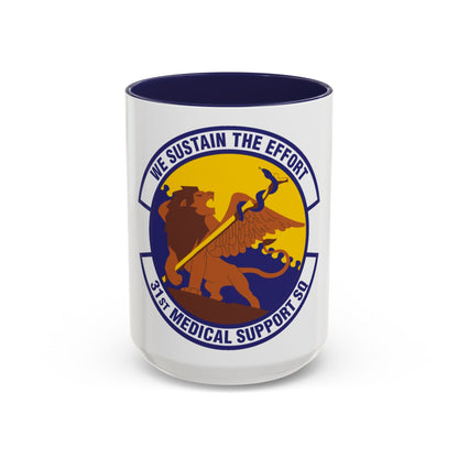 31st Medical Support Squadron (U.S. Air Force) Accent Coffee Mug