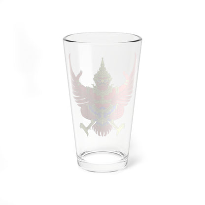 Thai Garuda emblem (Thailand) (Coat of Arms) Pint Glass 16oz