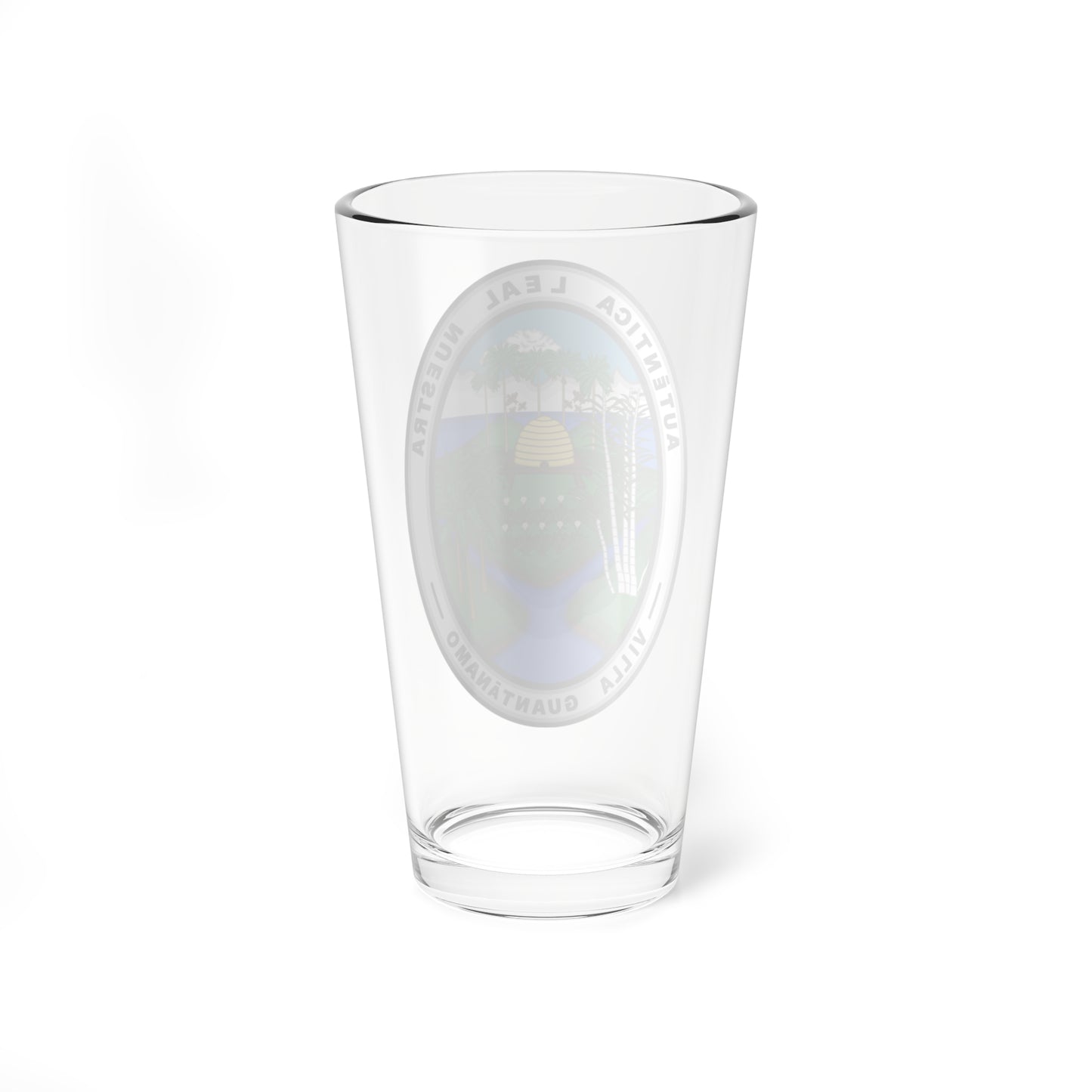 Seal of the Province of Guantánamo Cuba (Cuba) (Coat of Arms) Pint Glass 16oz
