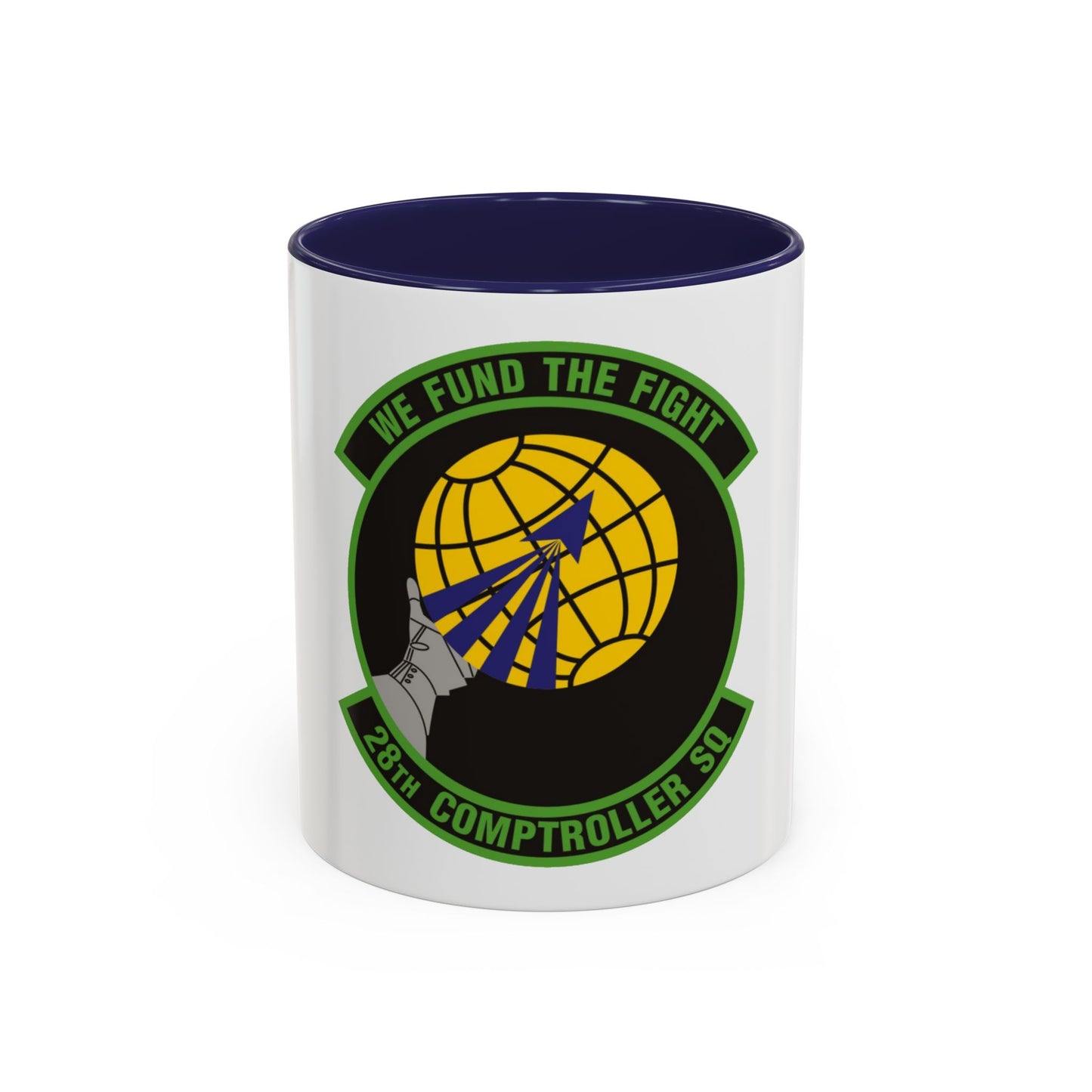 28th Comptroller Squadron (U.S. Air Force) Accent Coffee Mug