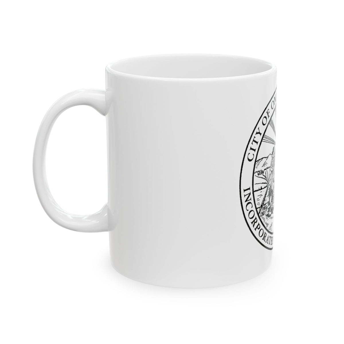 Seal of Omaha Nebraska - White Coffee Mug