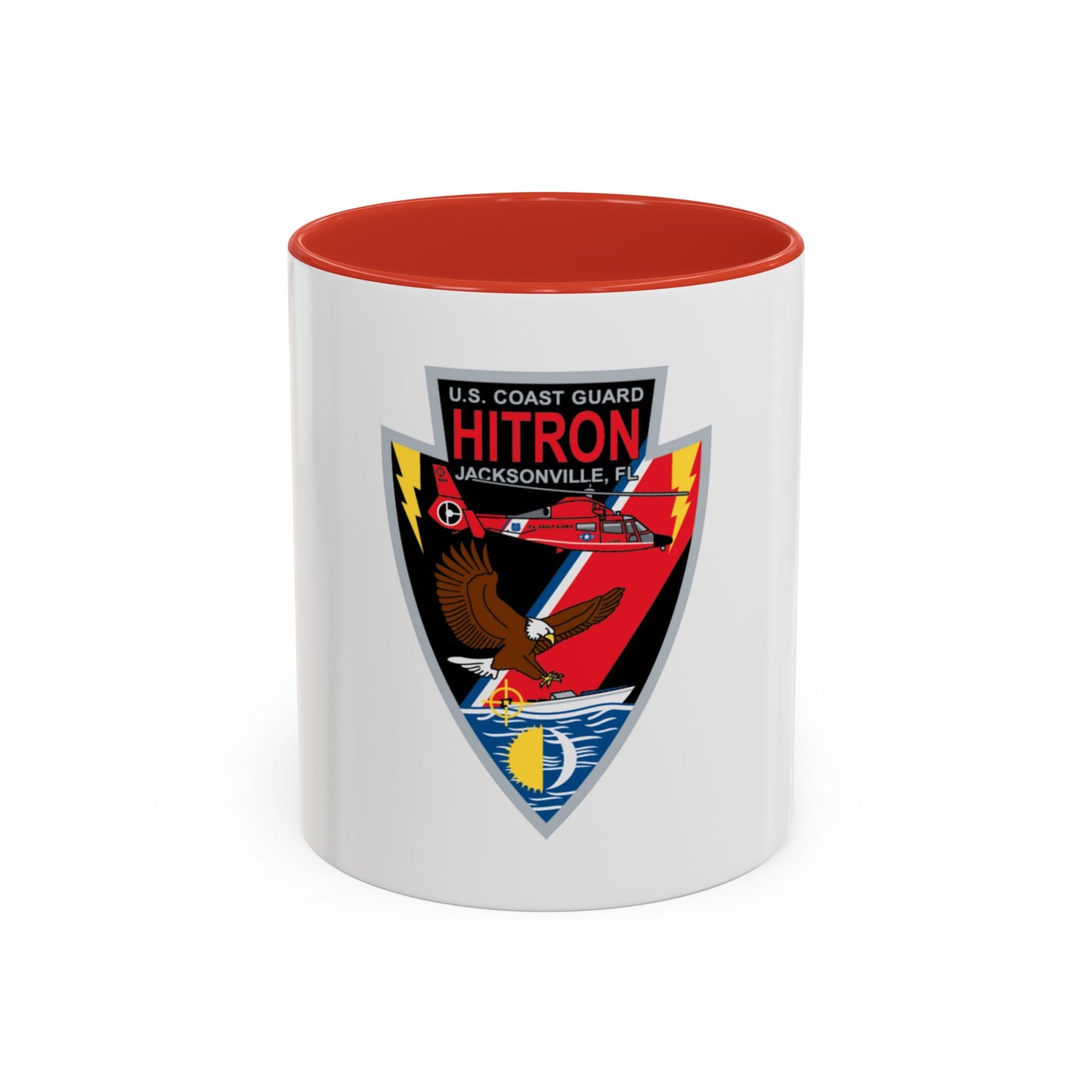 USCG HITRON Jax FL (U.S. Coast Guard) Accent Coffee Mug