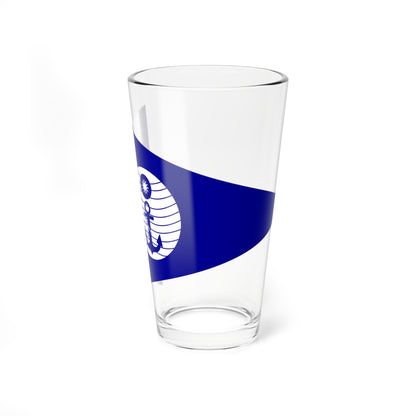 ROCN Navigating Battle Ship Pennant (China) Pint Glass 16oz