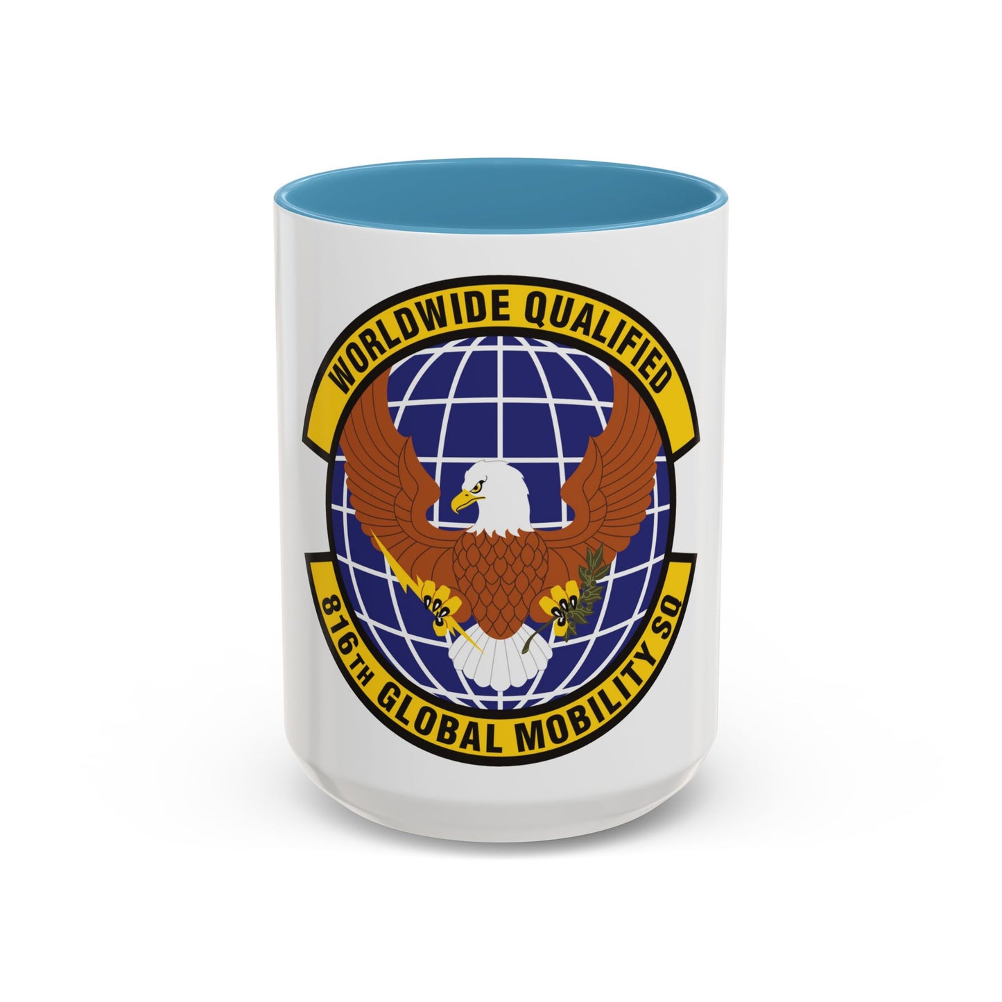 816th Global Mobility Squadron (U.S. Air Force) Accent Coffee Mug