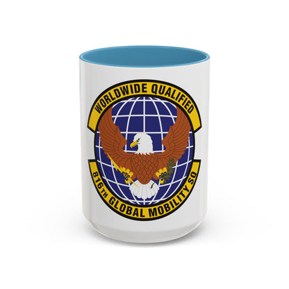 816th Global Mobility Squadron (U.S. Air Force) Accent Coffee Mug