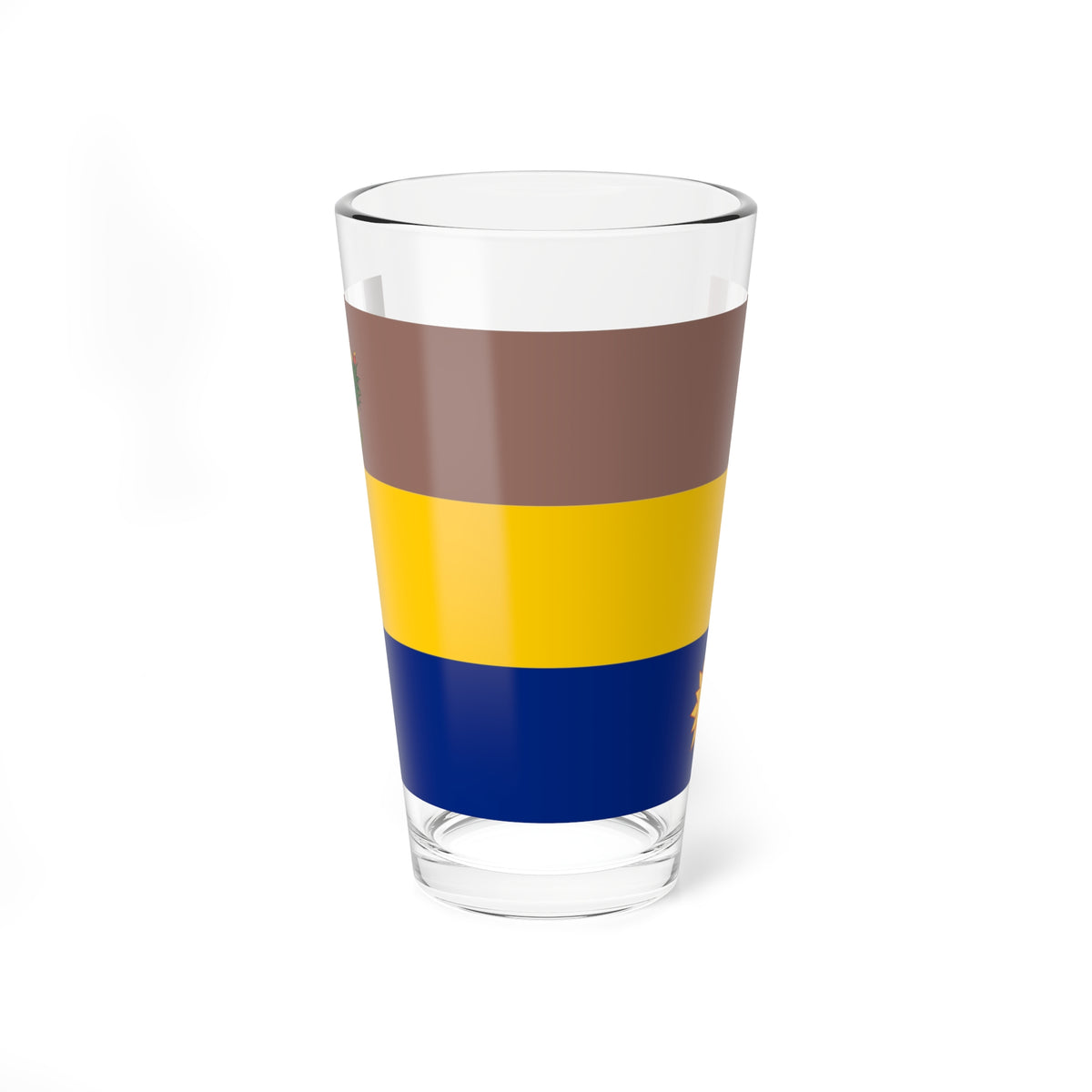 Propuesta de bandera para el Estado Monagas 28 (Venezuela) Pint Glass 16oz