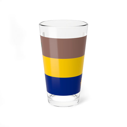 Propuesta de bandera para el Estado Monagas 28 (Venezuela) Pint Glass 16oz