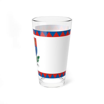 Flag of Szentjakabfa (Hungary) Pint Glass 16oz