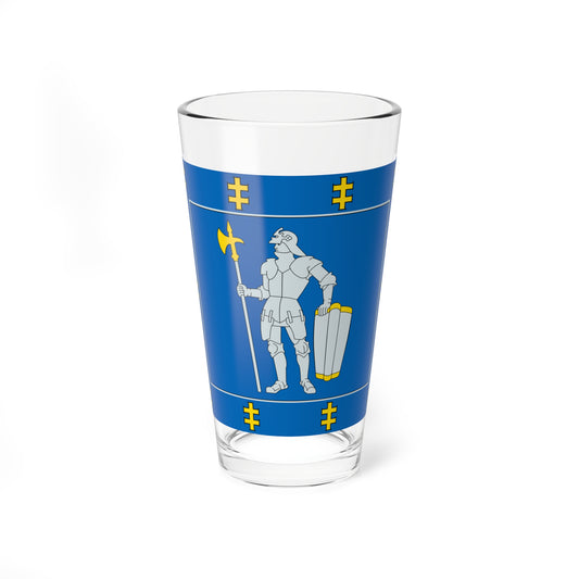 Alytus County flag (Lithuania) Pint Glass 16oz