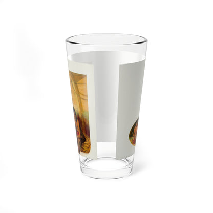 Squanto and the Miracle of Thanksgiving, interior illustrations (9), 2012 (Magazine Illustration) Pint Glass 16oz