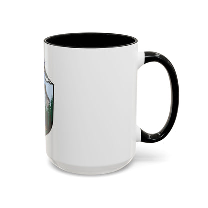 USCG Sailor Squatch (U.S. Coast Guard) Accent Coffee Mug