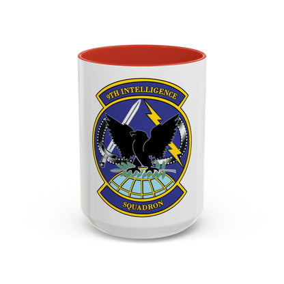 9th Intelligence Sq (U.S. Air Force) Accent Coffee Mug