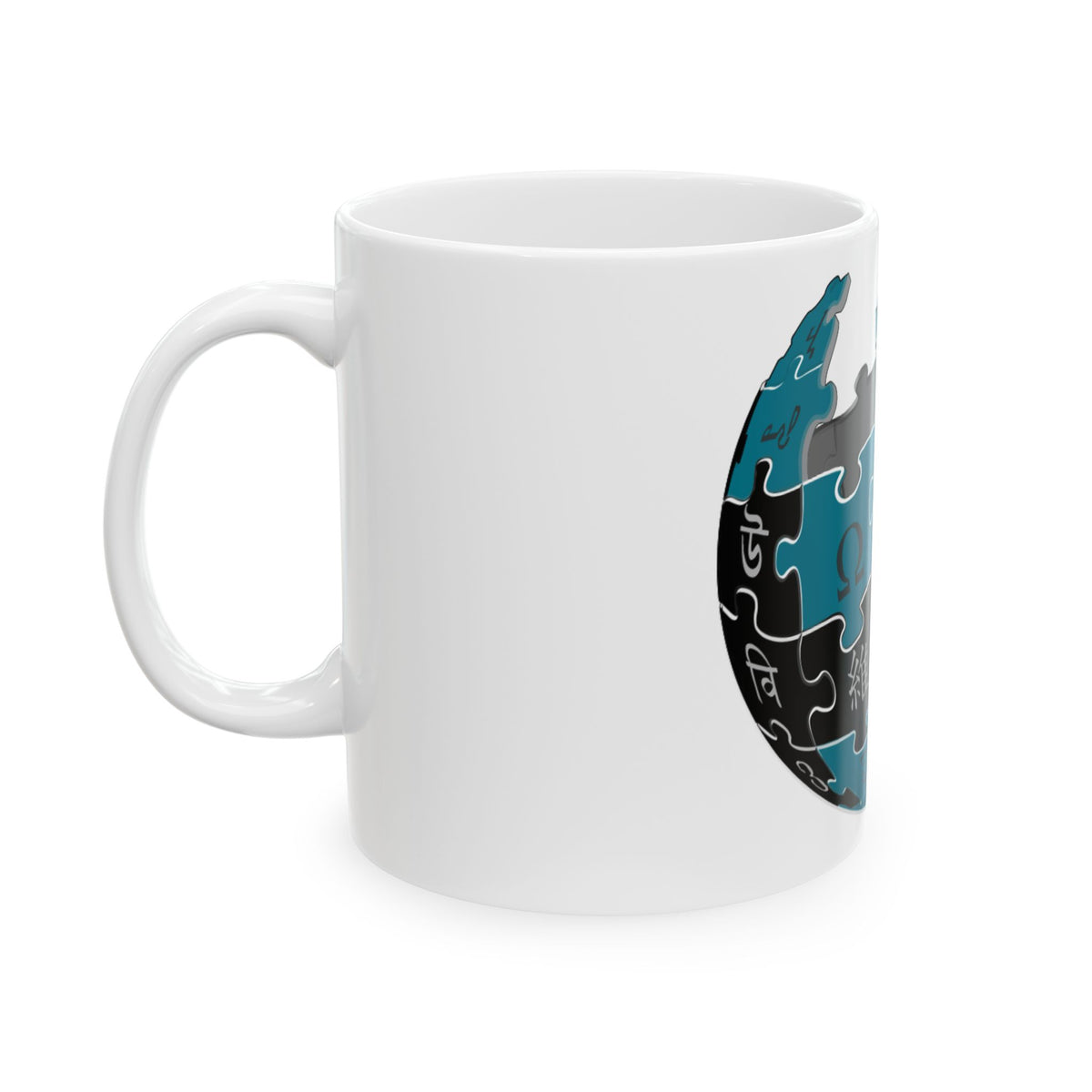 Wikipedia-logo-v2-Bahamas colors (Bahamas) White Coffee Mug