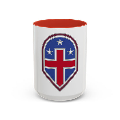 332 Medical Brigade 3 (U.S. Army) Accent Coffee Mug