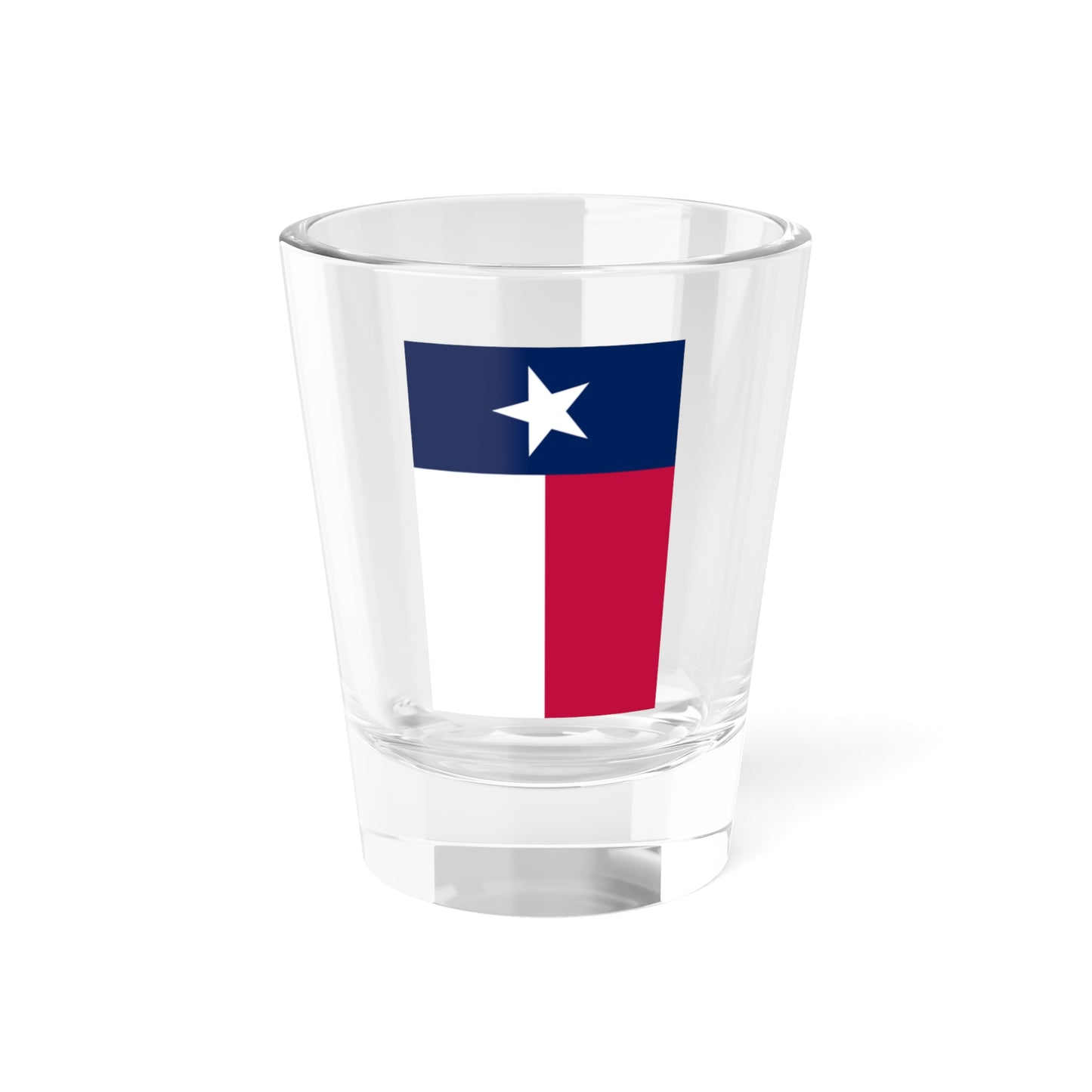Flag of Texas proper vertical display (United States) Shot Glass 1.5oz