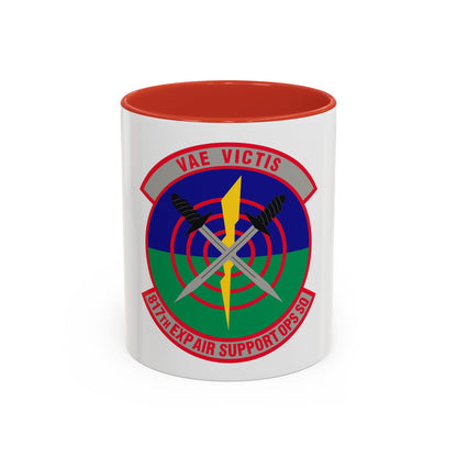 817th Expeditionary Air Support Operations Squadron (U.S. Air Force) Accent Coffee Mug
