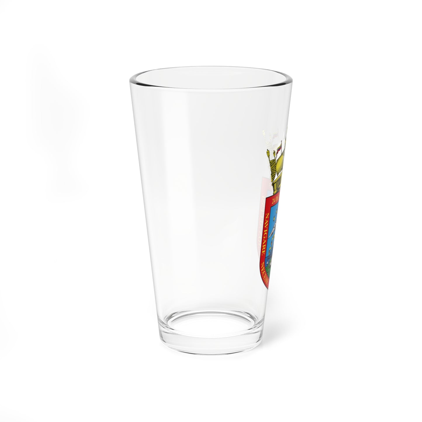 Seal of the Bolivarian Navy of Venezuela (Venezuela) (Coat of Arms) Pint Glass 16oz