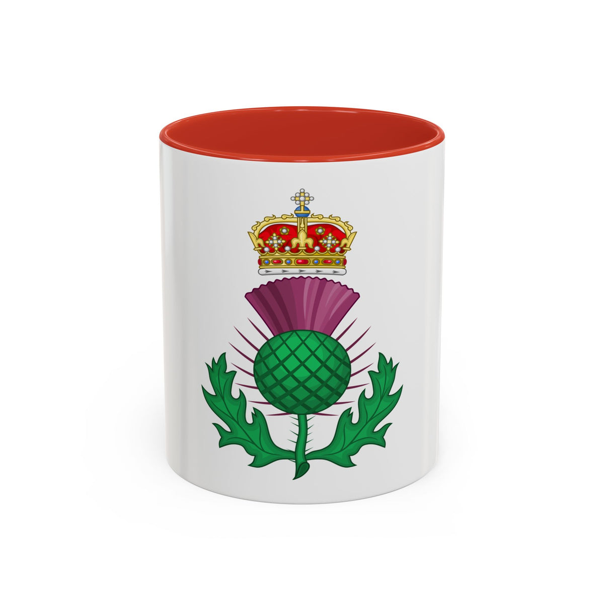 Thistle Royal Badge of Scotland - Accent Coffee Mug