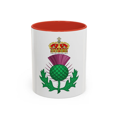 Thistle Royal Badge of Scotland - Accent Coffee Mug
