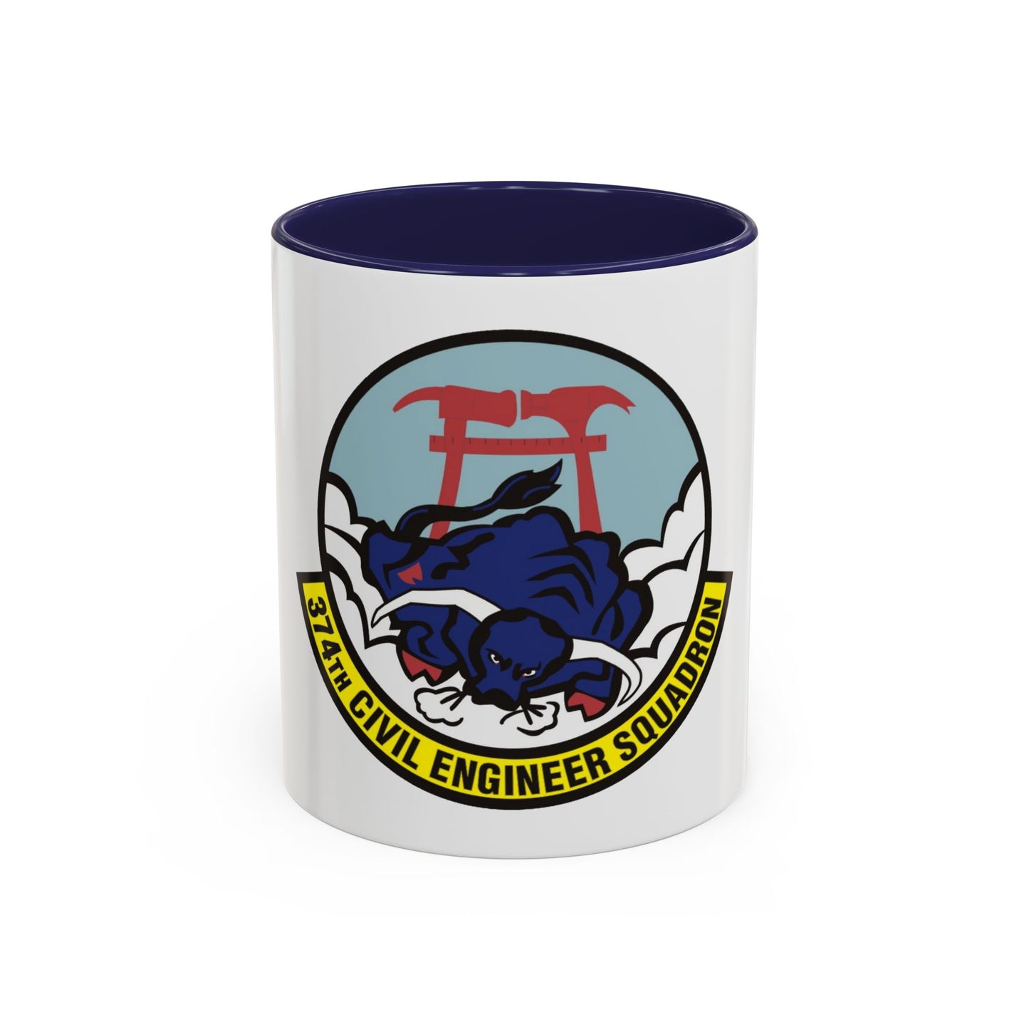 374 Civil Engineer Squadron PACAF (U.S. Air Force) Accent Coffee Mug