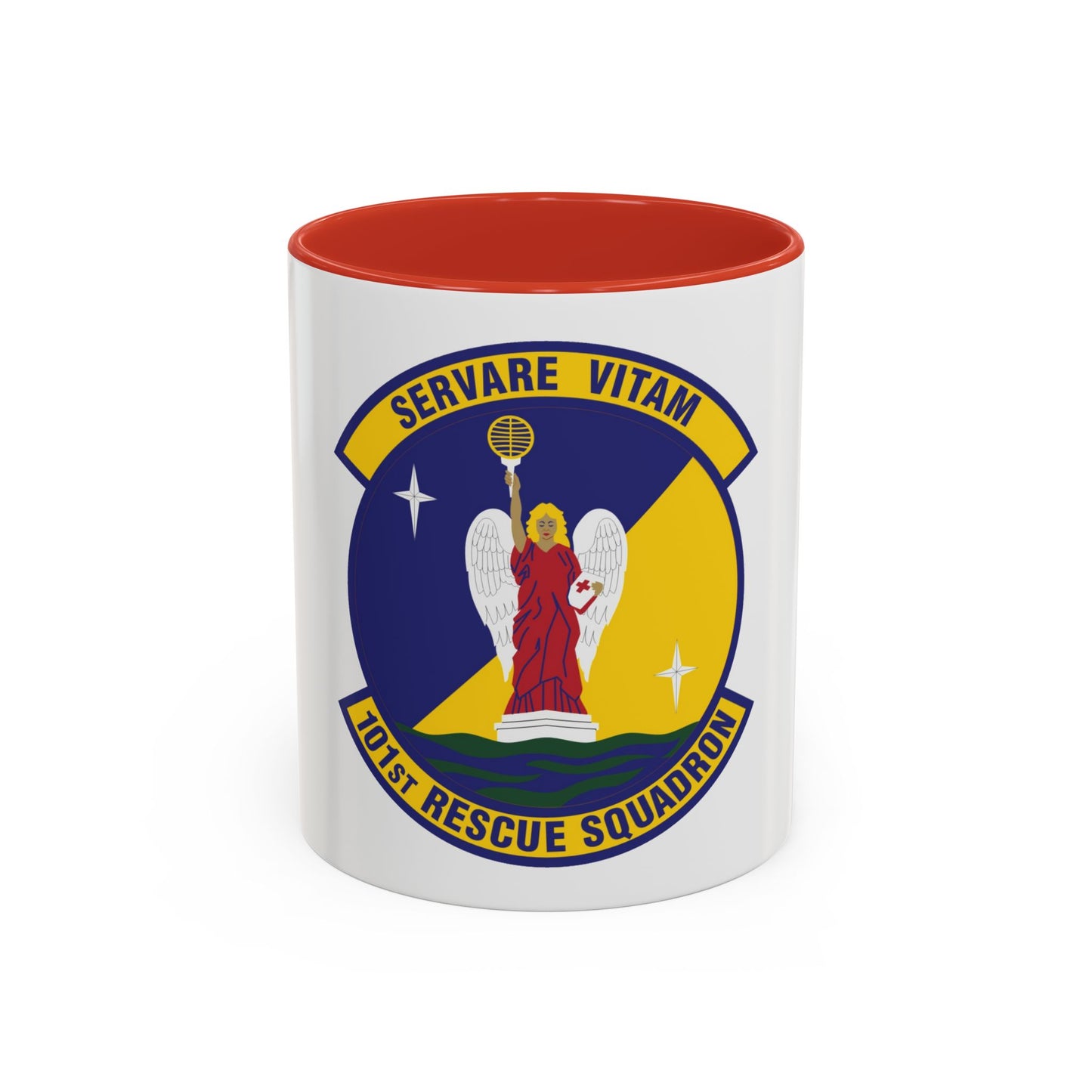 101st Rescue Squadron (U.S. Air Force) Accent Coffee Mug
