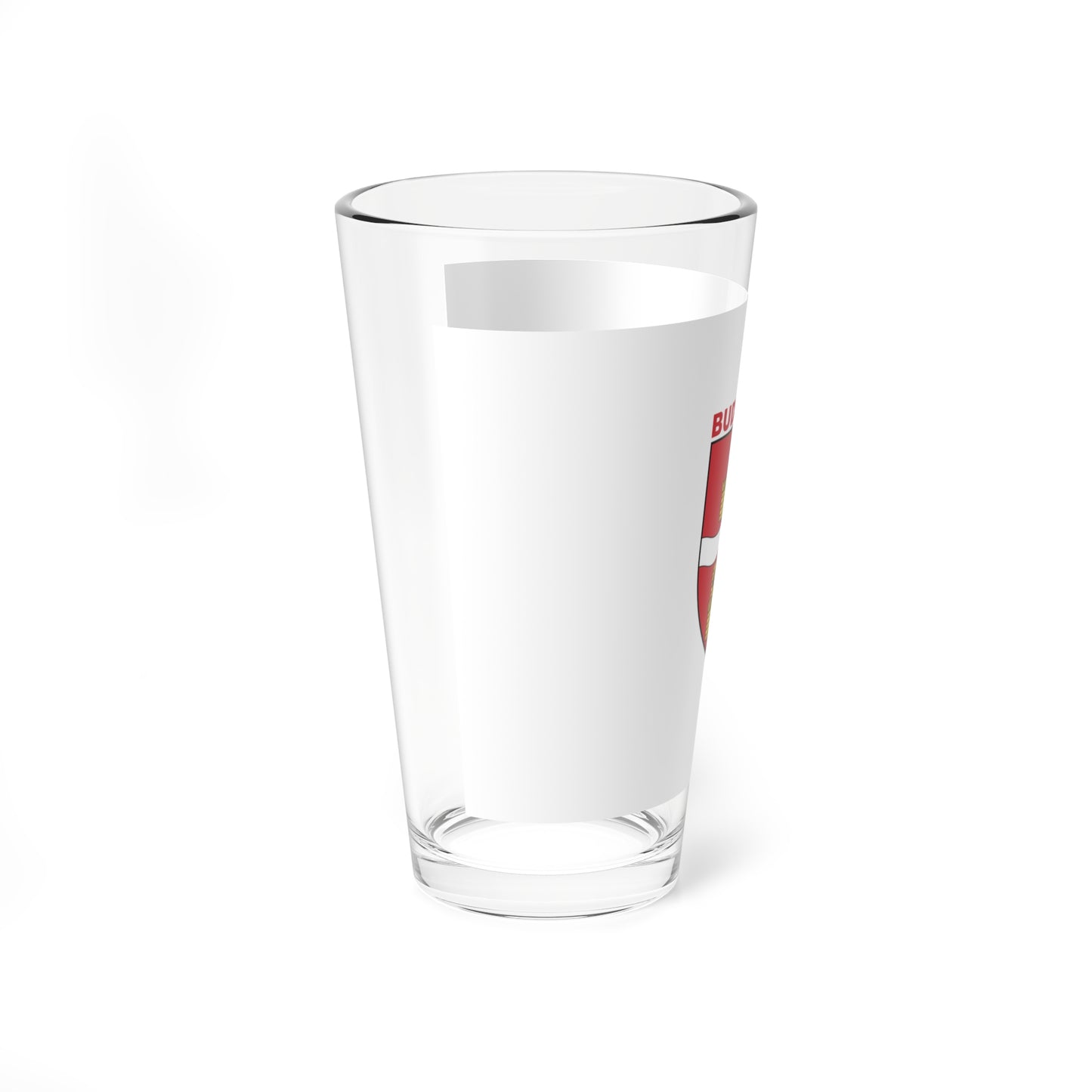 Flag of Budapest 1984-1990 (Hungary) Pint Glass 16oz
