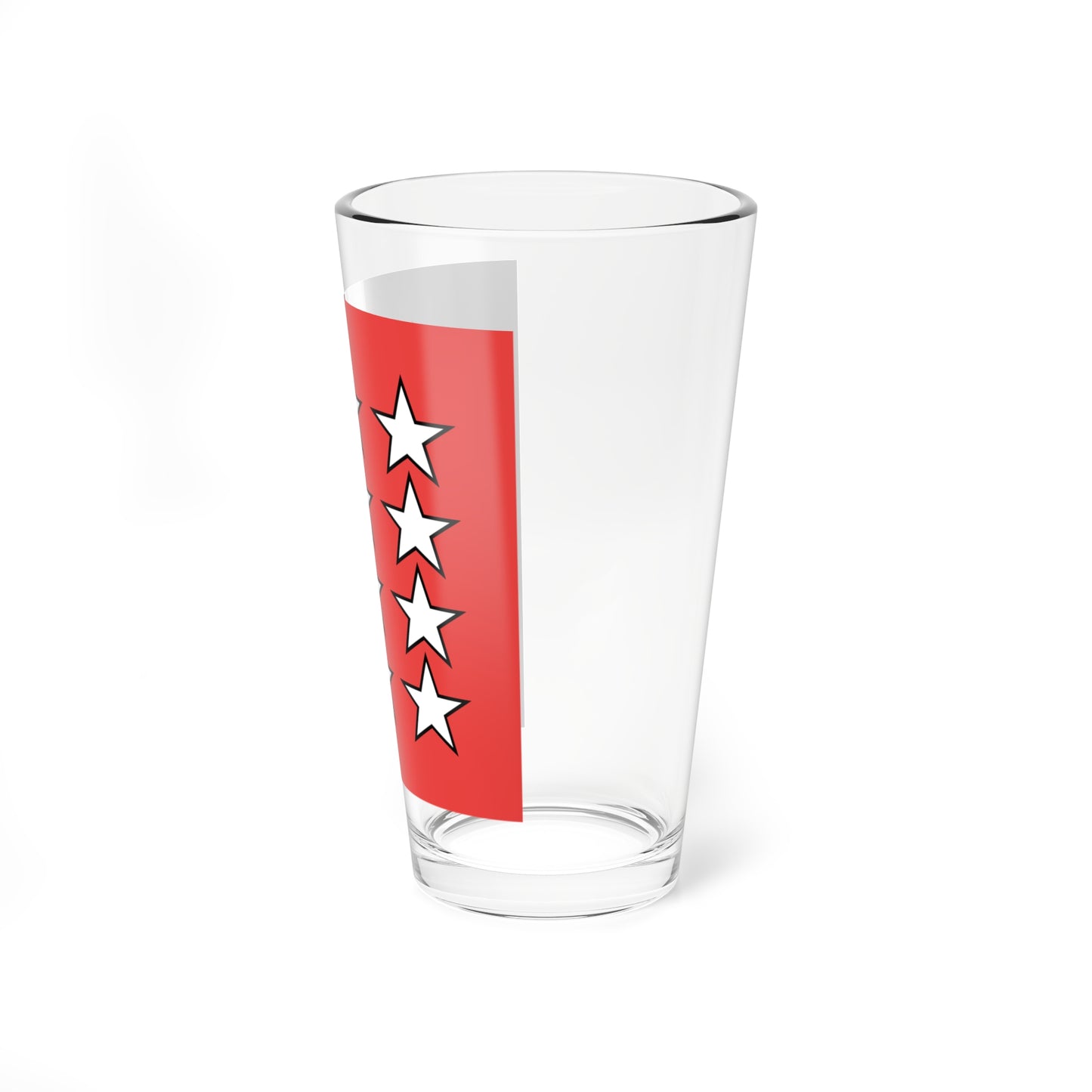 Flag of Canton of Valais 1802-1815 (Switzerland) Pint Glass 16oz