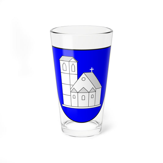 Müstair wappen (Switzerland) (Coat of Arms) Pint Glass 16oz