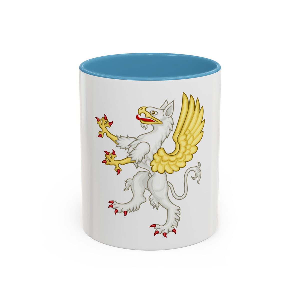 Gryphon Badge of Edward III - Accent Coffee Mug