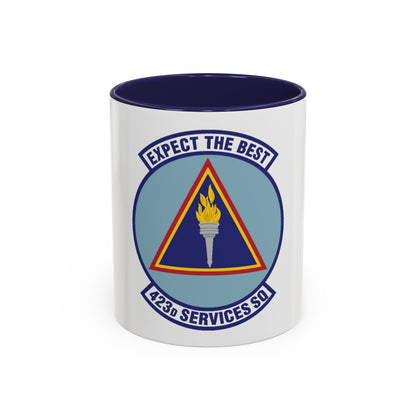 423d Services Squadron (U.S. Air Force) Accent Coffee Mug
