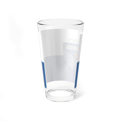 Flag of Cece Hungary (Hungary) Pint Glass 16oz