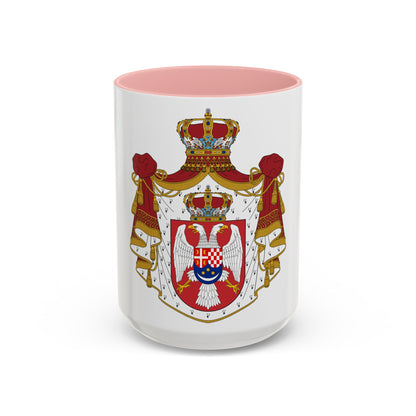 Coat of arms of the Kingdom of Yugoslavia - Accent Coffee Mug
