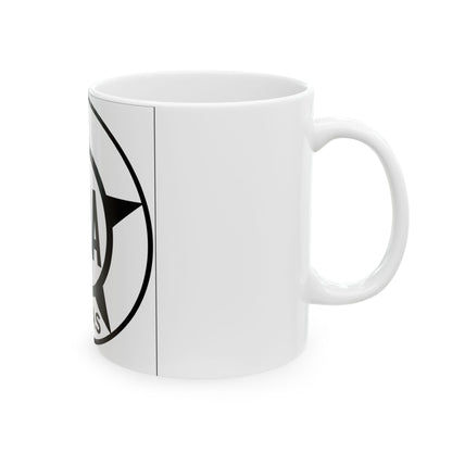 Old Texas 33A (Texas) (Road Sign) White Coffee Mug