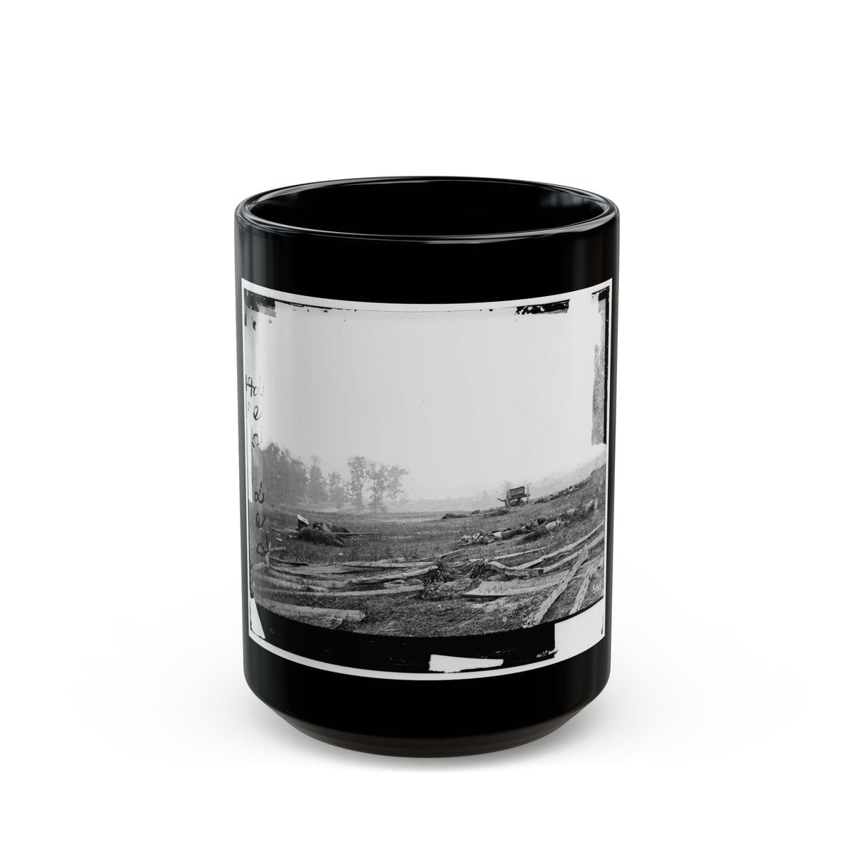 Antietam, Maryland. View Where Sumner's Corps Charged (U.S. Civil War) Black Coffee Mug
