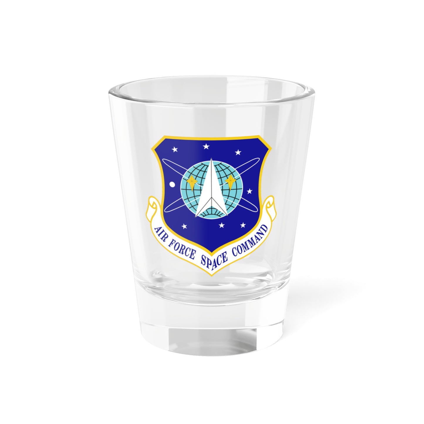 Verre à liqueur du Commandement spatial de l'armée de l'air (US Air Force) 1,5 oz