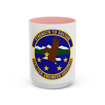 773 Civil Engineer Squadron PACAF (U.S. Air Force) Accent Coffee Mug