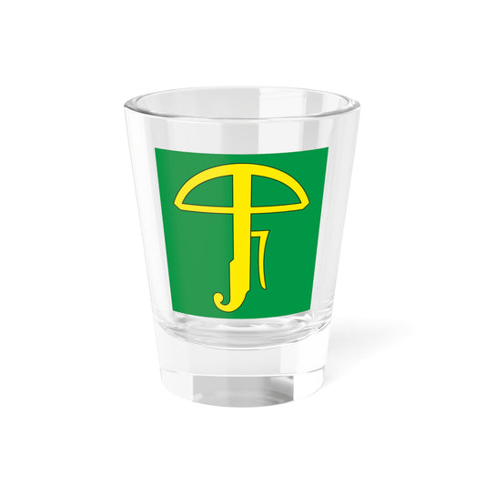 CHE Sulzbach ZH Flag (Switzerland) Shot Glass 1.5oz